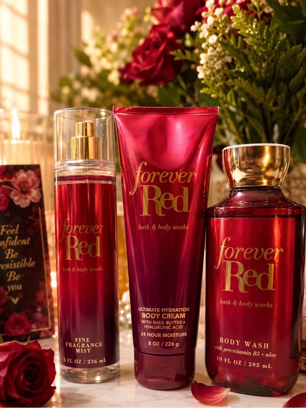 Bath & Body Works Forever Red Body Wash - Red